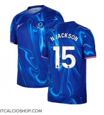Chelsea Nicolas Jackson #15 Prima Maglia 2024-25 Manica Corta
